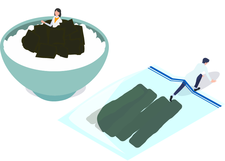 佃煮やサラダなど、様々な料理に使えます