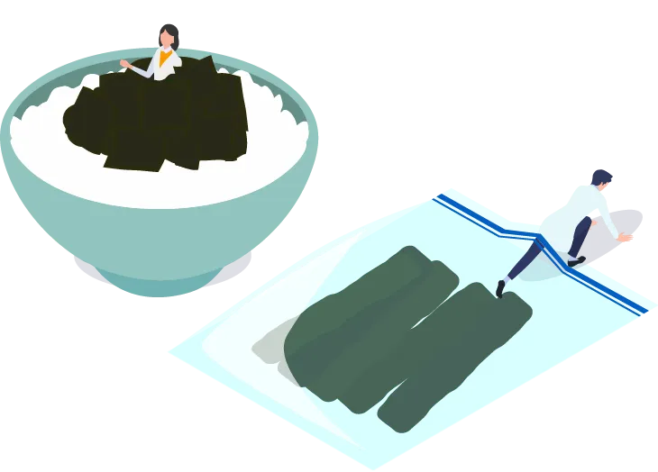 佃煮やサラダなど、様々な料理に使えます