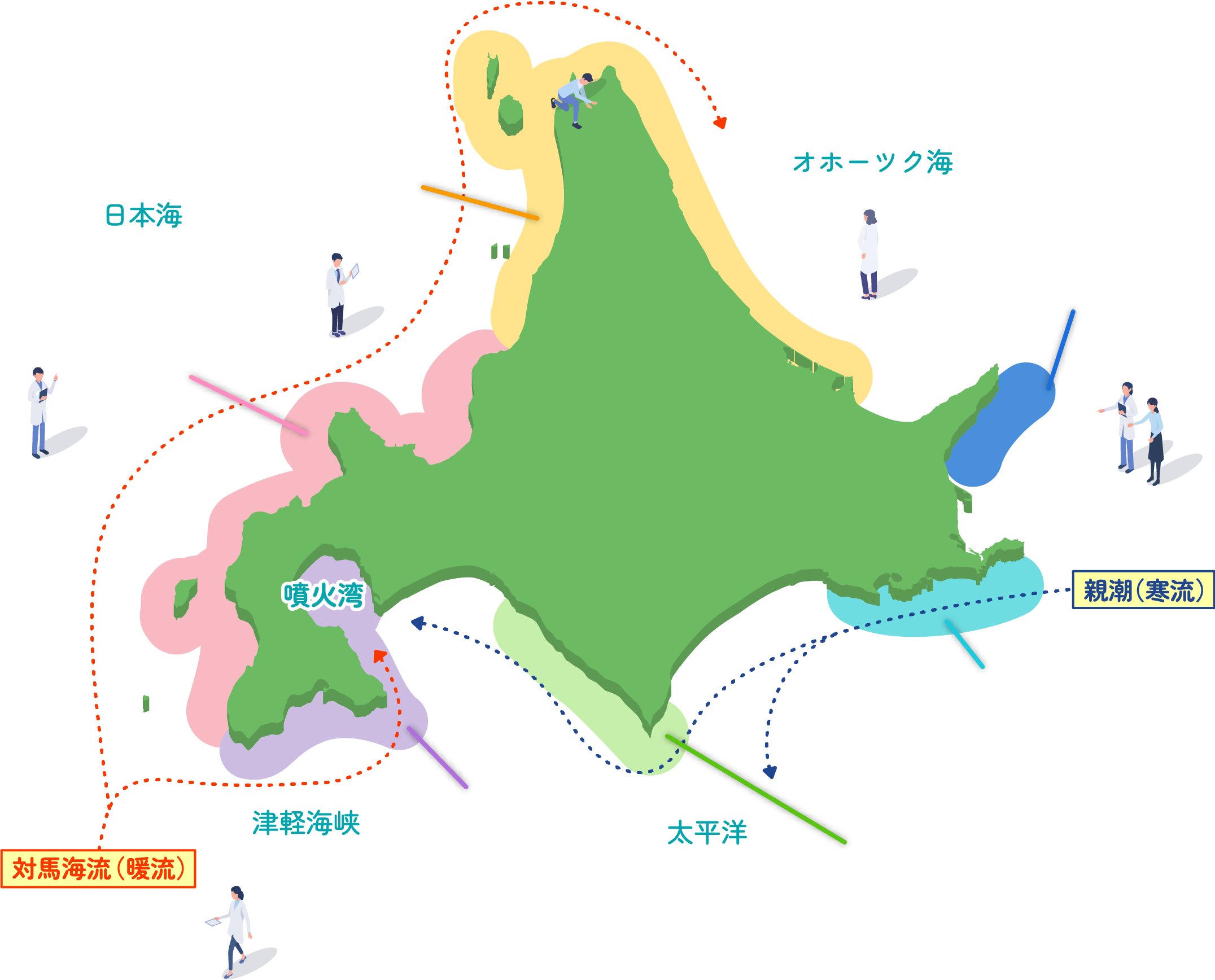 昆布の地の地図